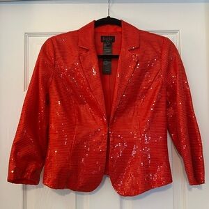 Patricia Field sequin 3/4 sleeve jacket